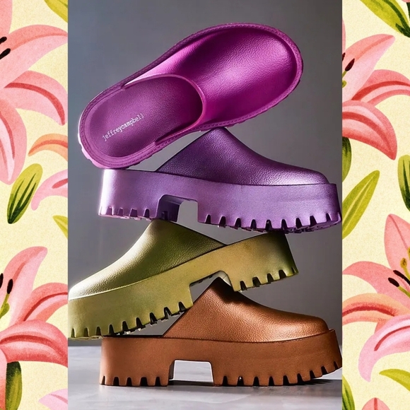 Jeffrey Campbell Bae Platform Mules in Pink - Picture 3 of 14